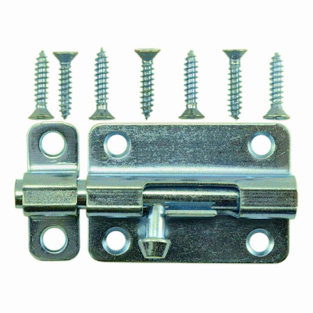 Midwest Fastener 3" Zinc Plated Steel Barrel Bolts 3PK 37282